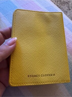 Stoney Clover Yellow passport holder